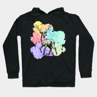 Deer in Bloom Hoodie